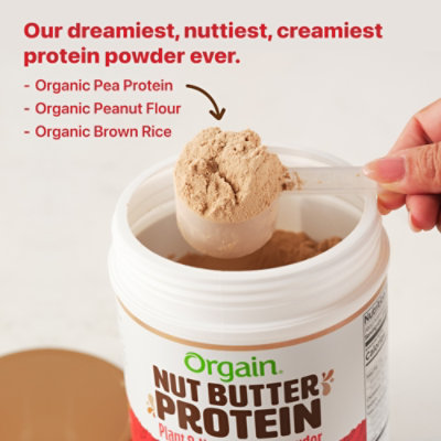Orgain Justins Dark Chocolate Peanut Butter Powder - 13.28OZ - Image 5