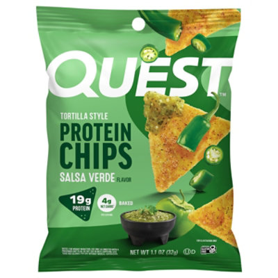 Quest Tortilla Chips Salsa Verde - 1.1 OZ - Image 1