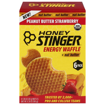 Honey Stinger Pb Strawberry Waffle 6-1.06 Oz - 6-1.06 OZ - Image 2