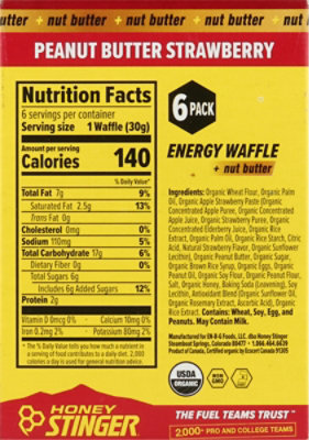 Honey Stinger Pb Strawberry Waffle 6-1.06 Oz - 6-1.06 OZ - Image 5