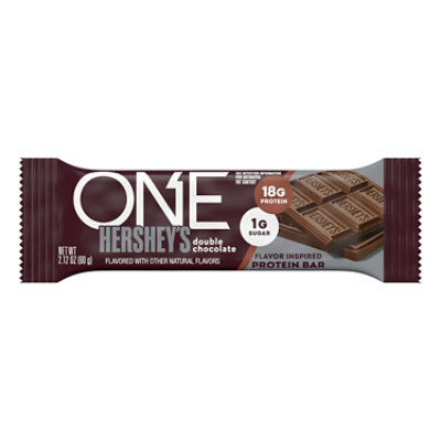 One Hersheys Double Chocolate Protein Bar 2.12oz - 2.12 OZ - Image 1