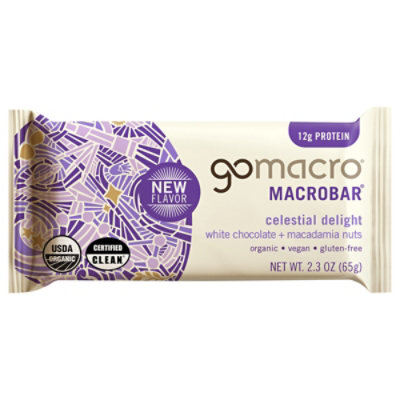 Gomacro White Choclate Macadamia Nuts - 2.3 OZ - Image 2