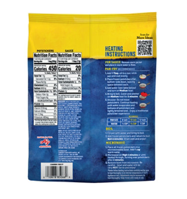 Ling Ling Potstickers Vegetable Dumplings Bag 10.5 Oz - 10.5 OZ - Image 3