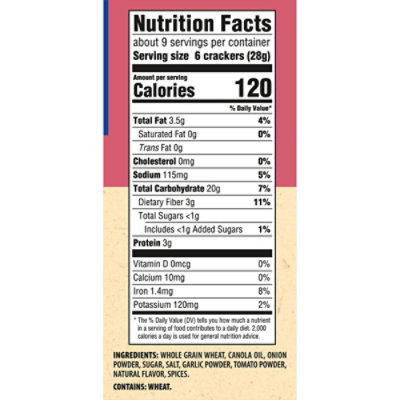 Triscuit Caramelized Onion Crackers - 8.5 Oz - Image 3
