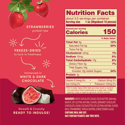 G&s Hd Strawberries In White & Dark Chocolate 3.4 Oz - 3.4 OZ - Image 4