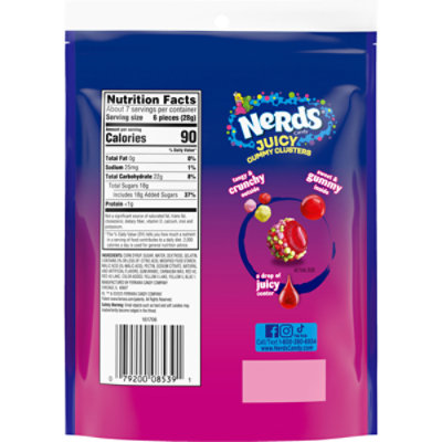 Nerds Juicy Gummy Clusters Sub 7.15z - 7.15 OZ - Image 2