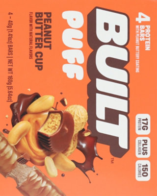 Built Puff Peanut Butter Cup 4ct - 4 CT - Image 5