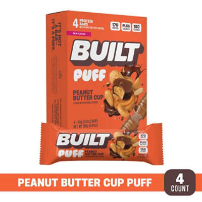 Built Puff Peanut Butter Cup 4ct - 4 CT - Image 2