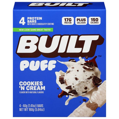 Built Puff Wc Cookies N Cream - 4 CT - Image 2