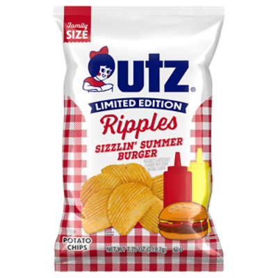 Utz Limited Edition Sizzlin' Summer Burger Potato Chips - 7.75 Oz - Image 2