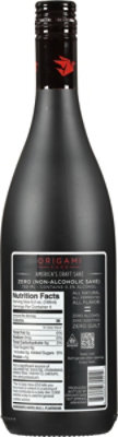Origami Sake Zero Wine - 750 ML - Image 5