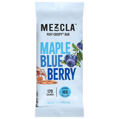 Mezcla Maple Blueberry Plant Protein Bar - 1.4OZ - Image 1
