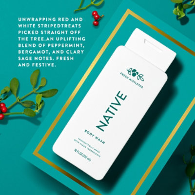Native Fresh Mistletoe Body Wash 18 Fl Oz - 18 FZ - Image 3
