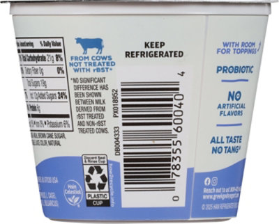 Greek Gods Blueberry Greek Yogurt 5oz - 5 OZ - Image 5