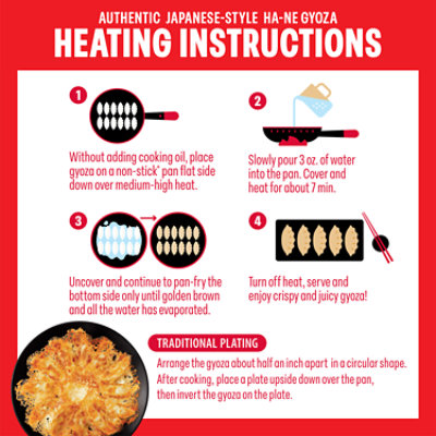 Ajinomoto Gyoza Chicken Hane-style Dumplings Bag 10.7 Oz - 10.7 OZ - Image 6