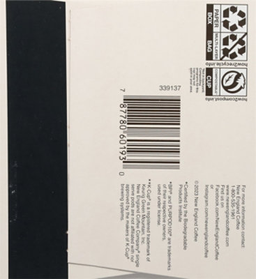 New England Coffee Breakfast Blend Single Serve - 12.9 OZ - Image 5