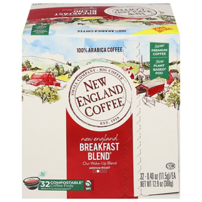 New England Coffee Breakfast Blend Single Serve - 12.9 OZ - Image 1