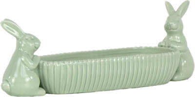 Overjoyed Boutique Bunny Tray Sage - EA - Image 1
