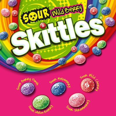 Skittles Limited Edition Wicked For Good Sour Wild Berry Candy - 3.3 Oz - Image 2