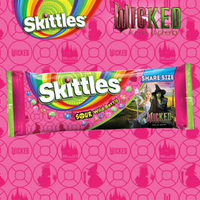 Skittles Limited Edition Wicked For Good Sour Wild Berry Candy - 3.3 Oz - Image 3