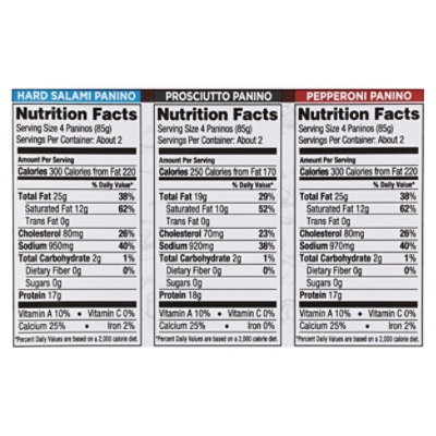 Fiorucci Panino Party Assortment Pack Salami Pepperoni & Prosciutto - 15 OZ - Image 3