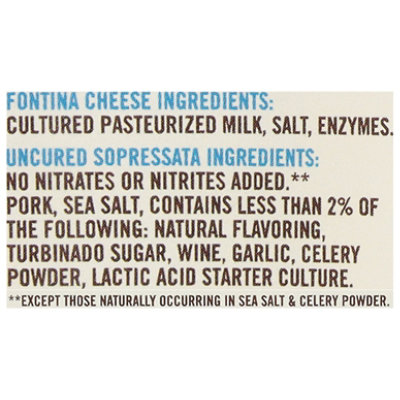 Fiorucci All Natural Uncured Sopressata & Fontina Crafted Panino - 3 OZ - Image 4