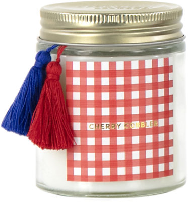 Overjoyed Boutique Patriotic Candle Cherry Cobbler - Each - Image 1