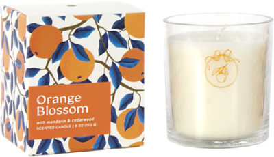 Overjoyed Boutique Boxed Fruit Candle Orange Blossom - EA - Image 1