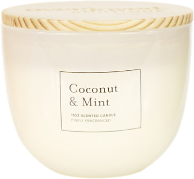 Overjoyed Boutique Rounded Candle Coconut & Mint - EA - Image 1