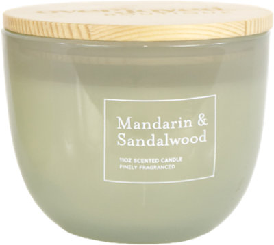 Overjoyed Boutique Rounded Candle Mandarin & Sandalwood - EA - Image 1