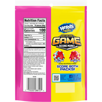 Nerds Cherry Lemonade Blitz Gummy Clusters Candy - 8 Oz - Image 2