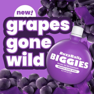 Buzzballs Biggies Grapes Gone Wild 1.5 Lt Wine - 1.5 LT - Image 2