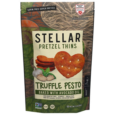 Stellar Pretzel Thins Truffle Pesto 7.2oz - 7.2 OZ - Image 1