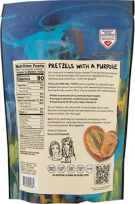 Stellar Pretzel Thins Sea Salt 7.2oz - 7.2 OZ - Image 5