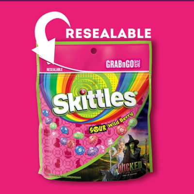 Skittles Limited Edition Wicked For Good Sour Wild Berry Candy - 7.2 Oz - Image 5