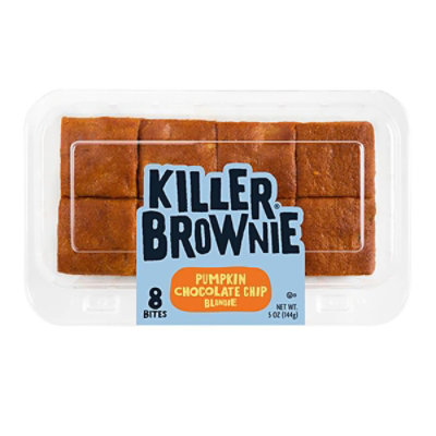Killer Brownie Pumpkin Chocolate Chip Brownies 8 Count - 5 OZ - Image 1