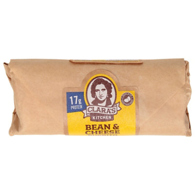 Claras Kitchen Bean & Cheese Burrito - 8 OZ - Image 2
