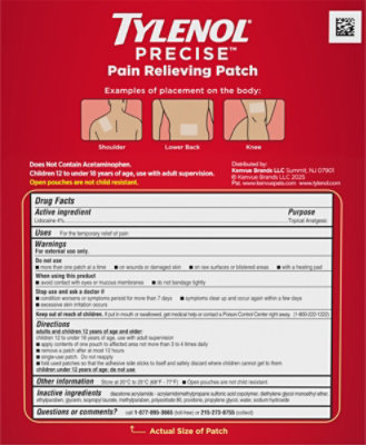 Tylenol Precise Pain Relieving Patch 4ct - 4 CT - Image 4