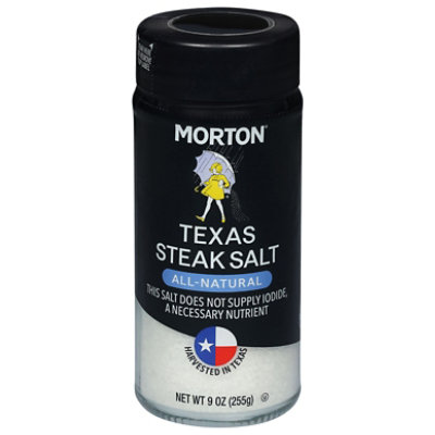 Morton Texas Steak Salt 9oz - 9 OZ - Image 1
