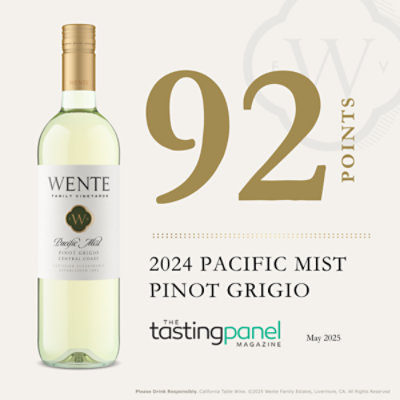 Wente Vyds P Grigo Pacific Mist Wine - 750 ML - Image 5