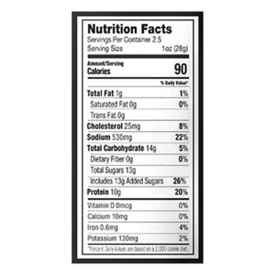 Anthem Beef Jerky Peppered 2.5oz - 2.5 OZ - Image 3