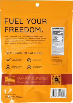Anthem Beef Jerky Sweet Heat 2.5oz - 2.5 OZ - Image 5