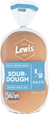 Lewis Bake Shop Sourdough Half Pack Burger Buns - 7.5 OZ - Image 1