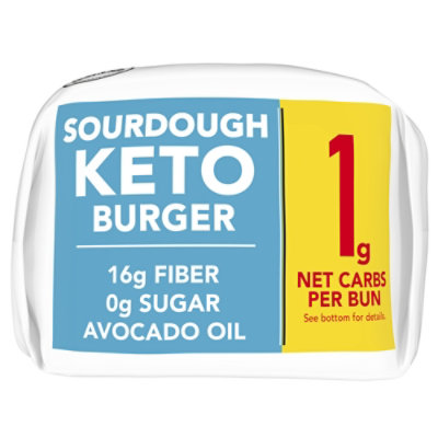 Lewis Bake Shop Better Way Sourdough Keto Burger Buns - 7.5 OZ - Image 5