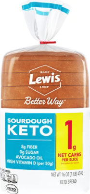 Lewis Bake Shop Better Way Keto Sourdough Bread - 16 OZ - Image 1