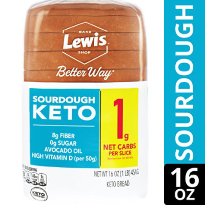 Lewis Bake Shop Better Way Keto Sourdough Bread - 16 OZ - Image 2