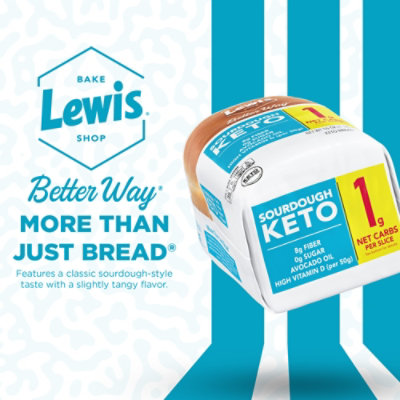 Lewis Bake Shop Better Way Keto Sourdough Bread - 16 OZ - Image 5