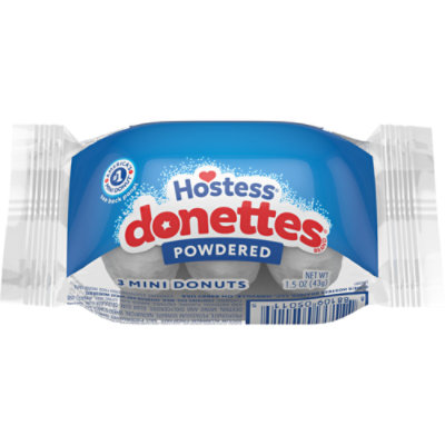 Hostess Powdered Donettes 3 Count - 1.5 OZ - Image 1
