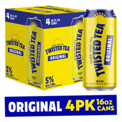 Twisted Tea Original 4-16 Fl Oz In Cans - 4-16 FZ - Image 1