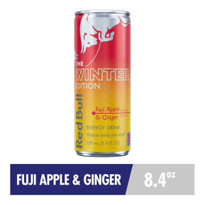 Red Bull Winter Edition Energy Drink Fuji Apple & Ginger - 8.4 Oz - Image 1